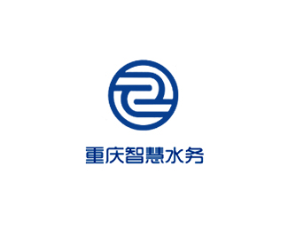 重庆智慧水务企业logo标志
