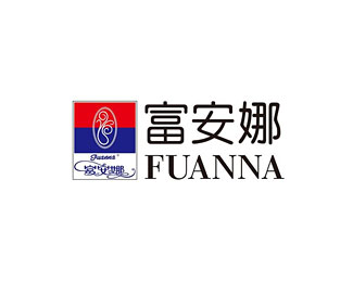 富安娜(FUANNA)标志logo设计