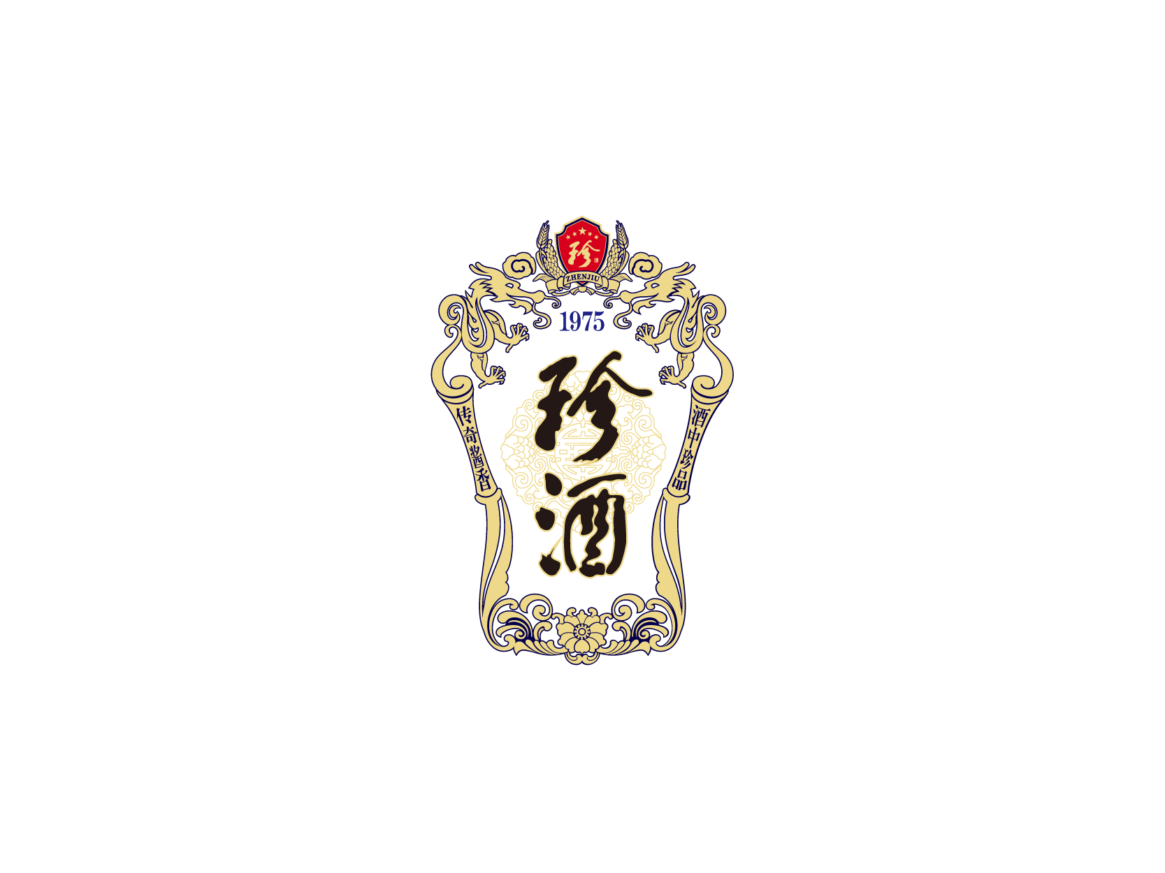 珍酒标志logo设计
