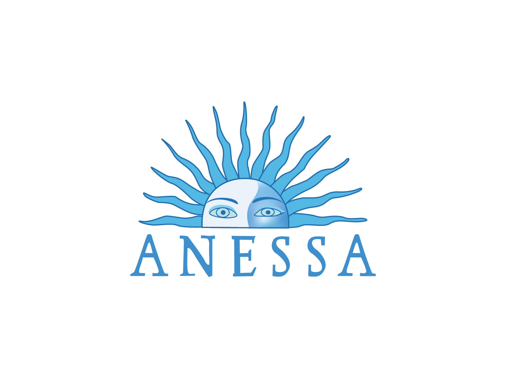 ANESSA安热沙标志矢量图