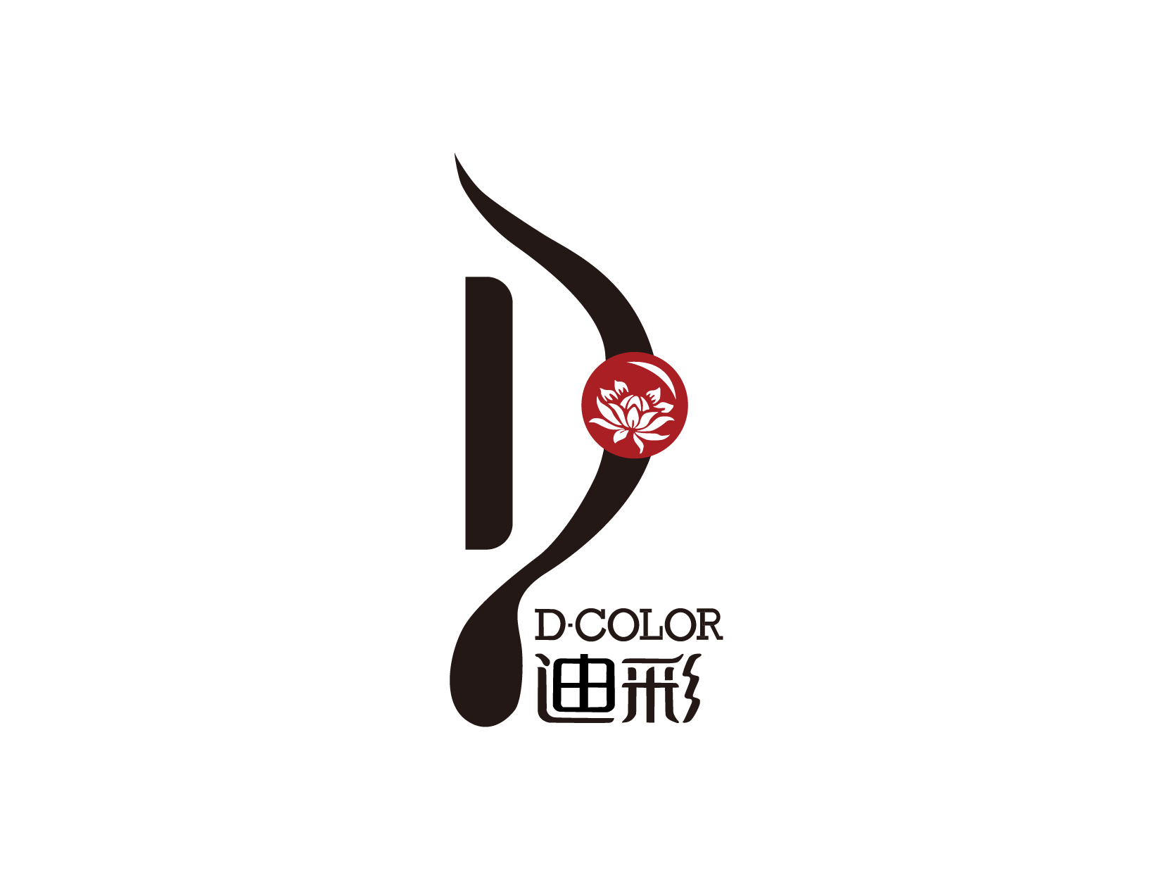 迪彩Dcolor标志logo设计