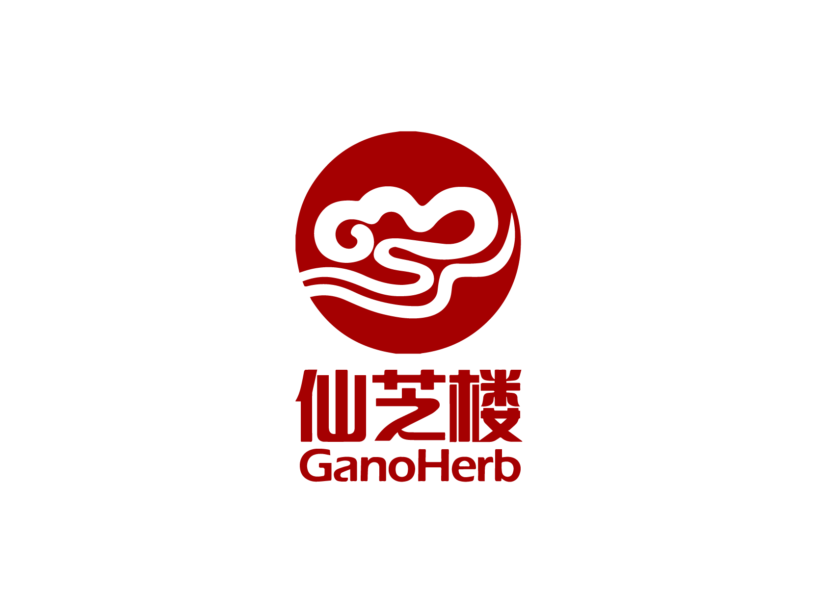 仙芝楼GanoHerblogo标志设计