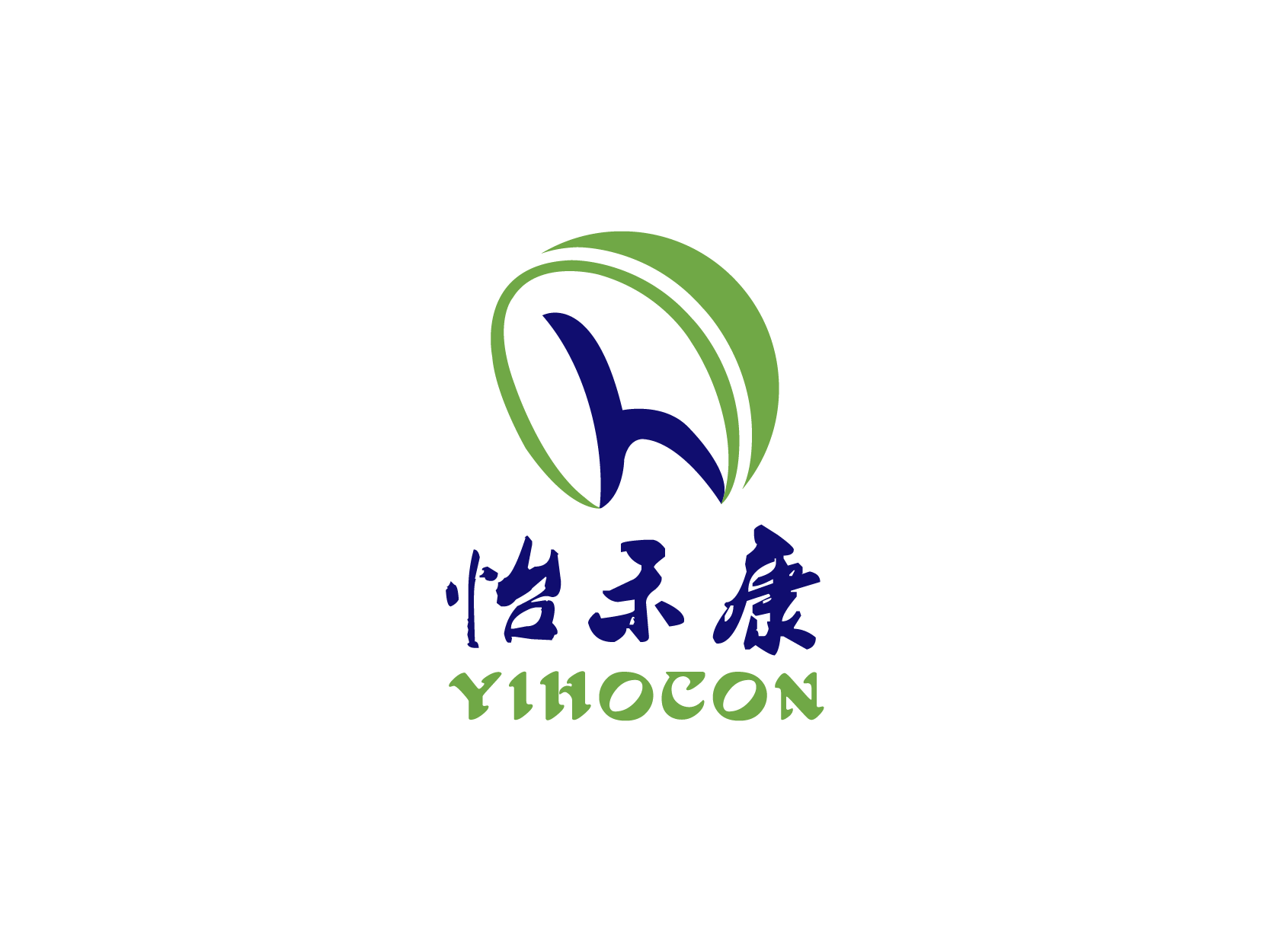 怡禾康YIHOCON标志logo设计