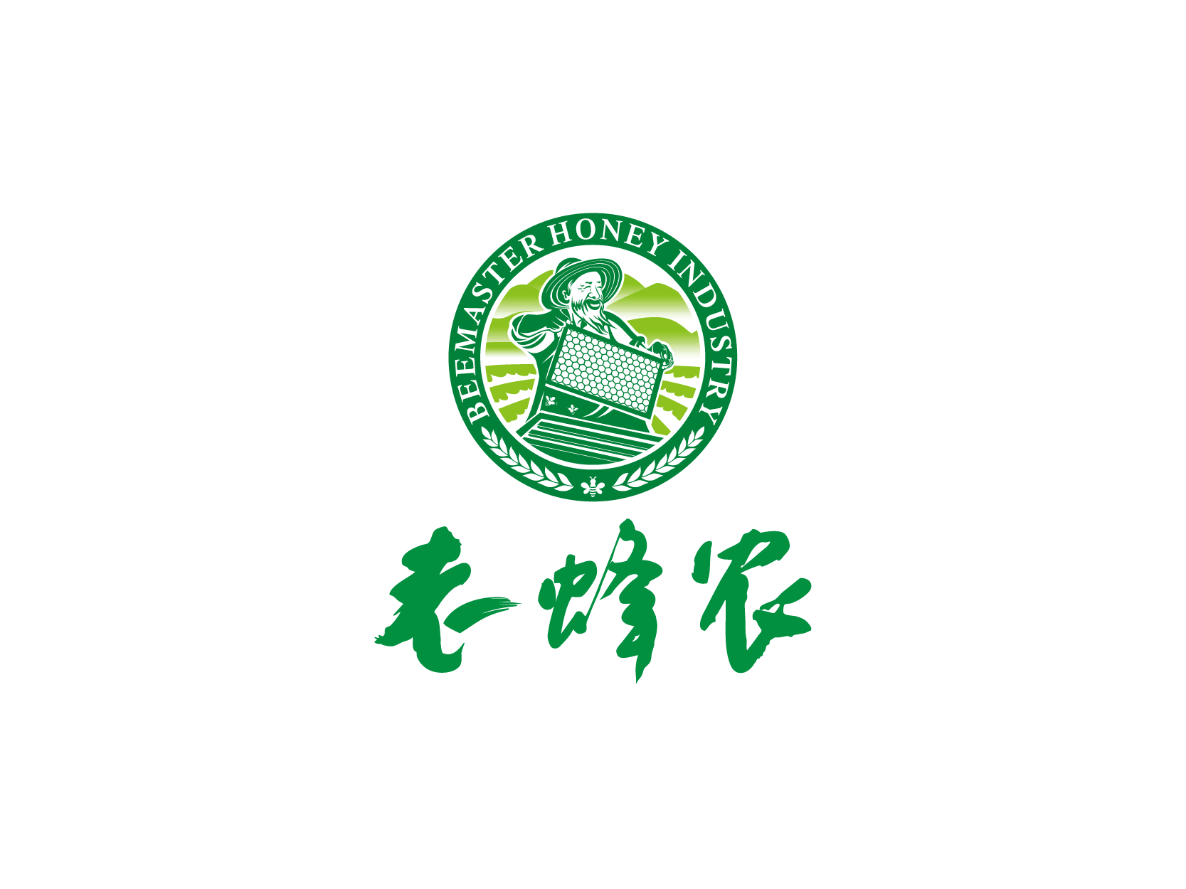 融氏王老蜂农标志logo设计