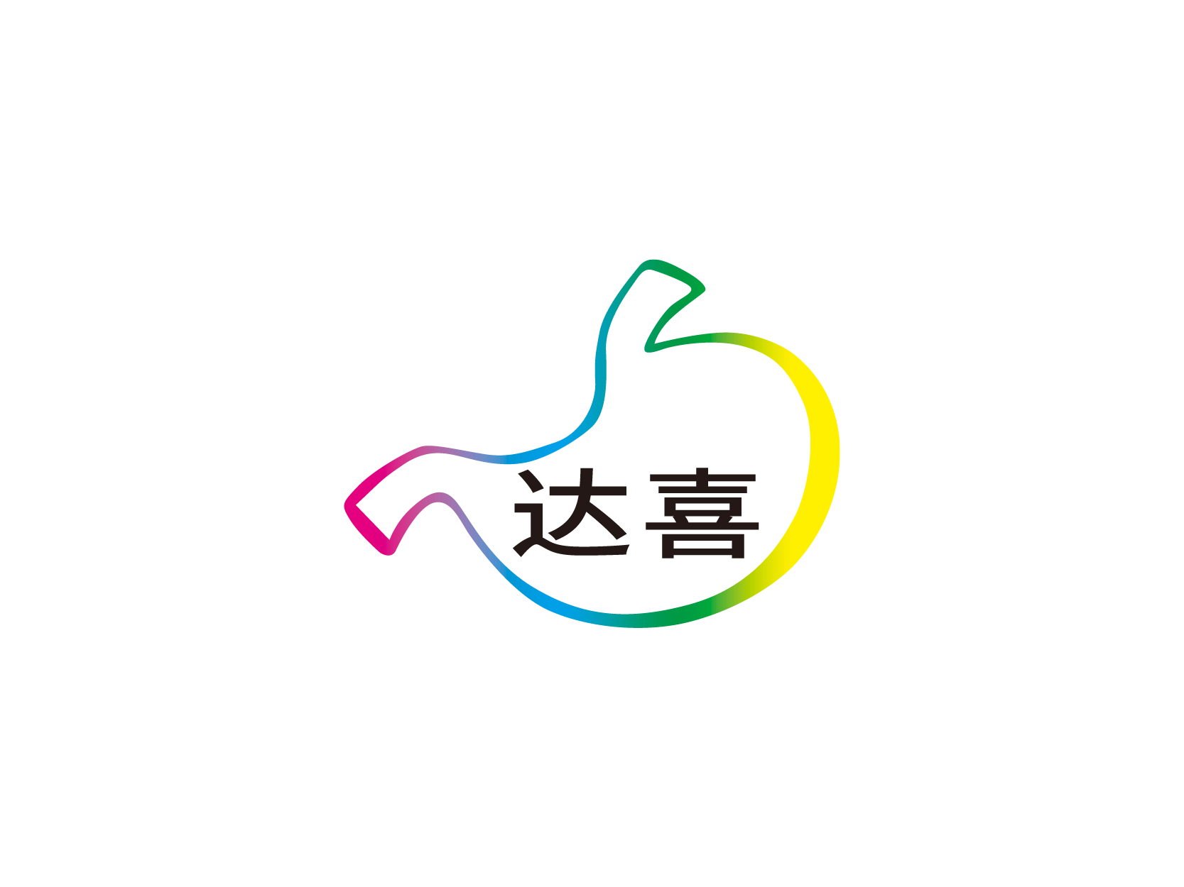 达喜logo标志设计