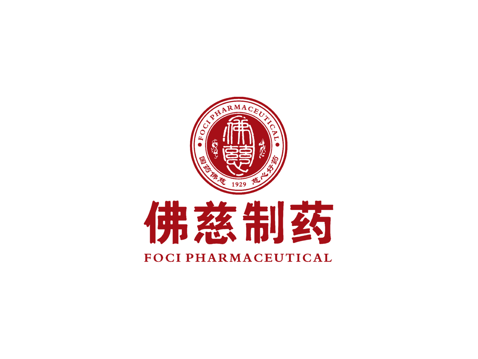 佛慈foci标志logo设计