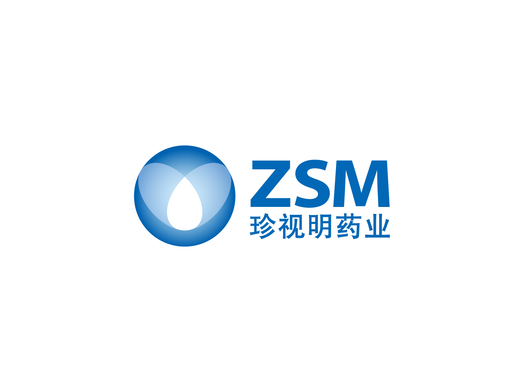 珍视明ZSM标志logo设计