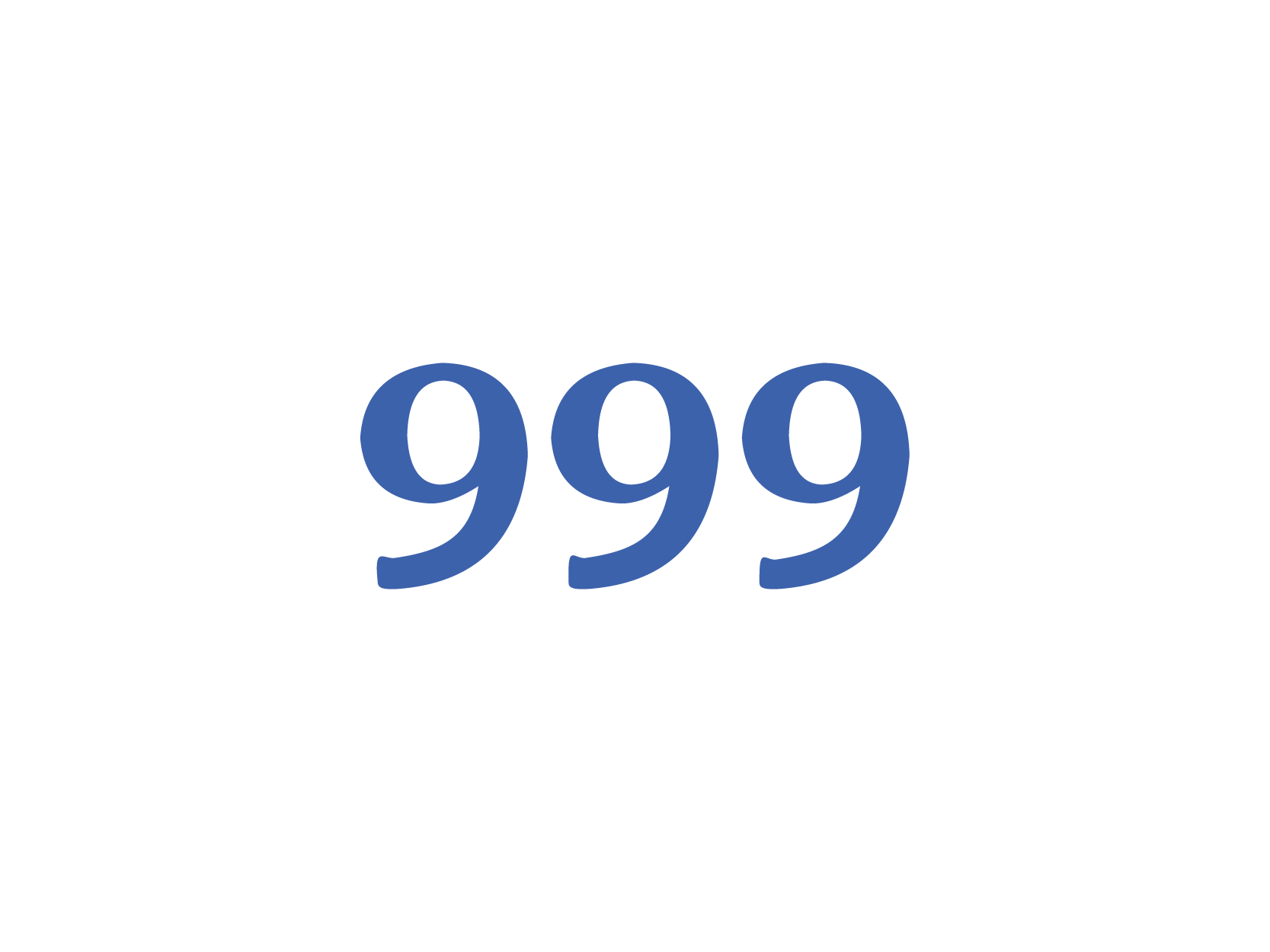 三九999标志logo设计