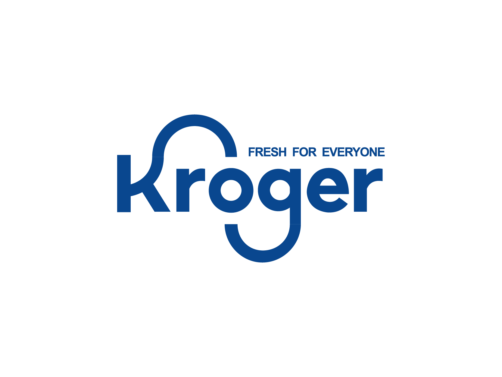 Kroger美国百年历史连锁超市logo标志设计