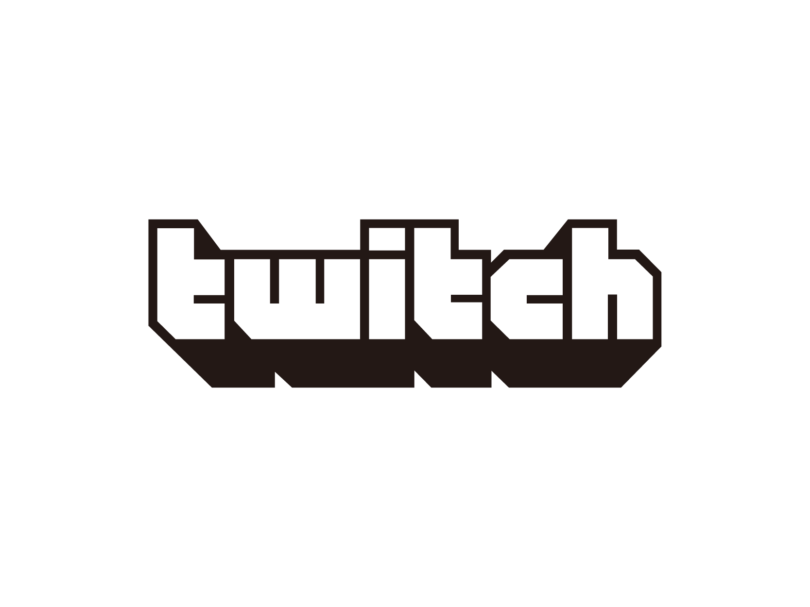 Twitch标志logo设计