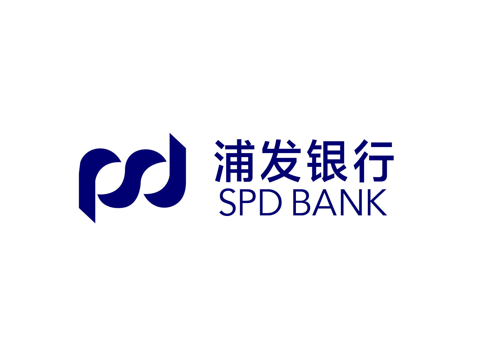 浦发银行SPDlogo标志设计