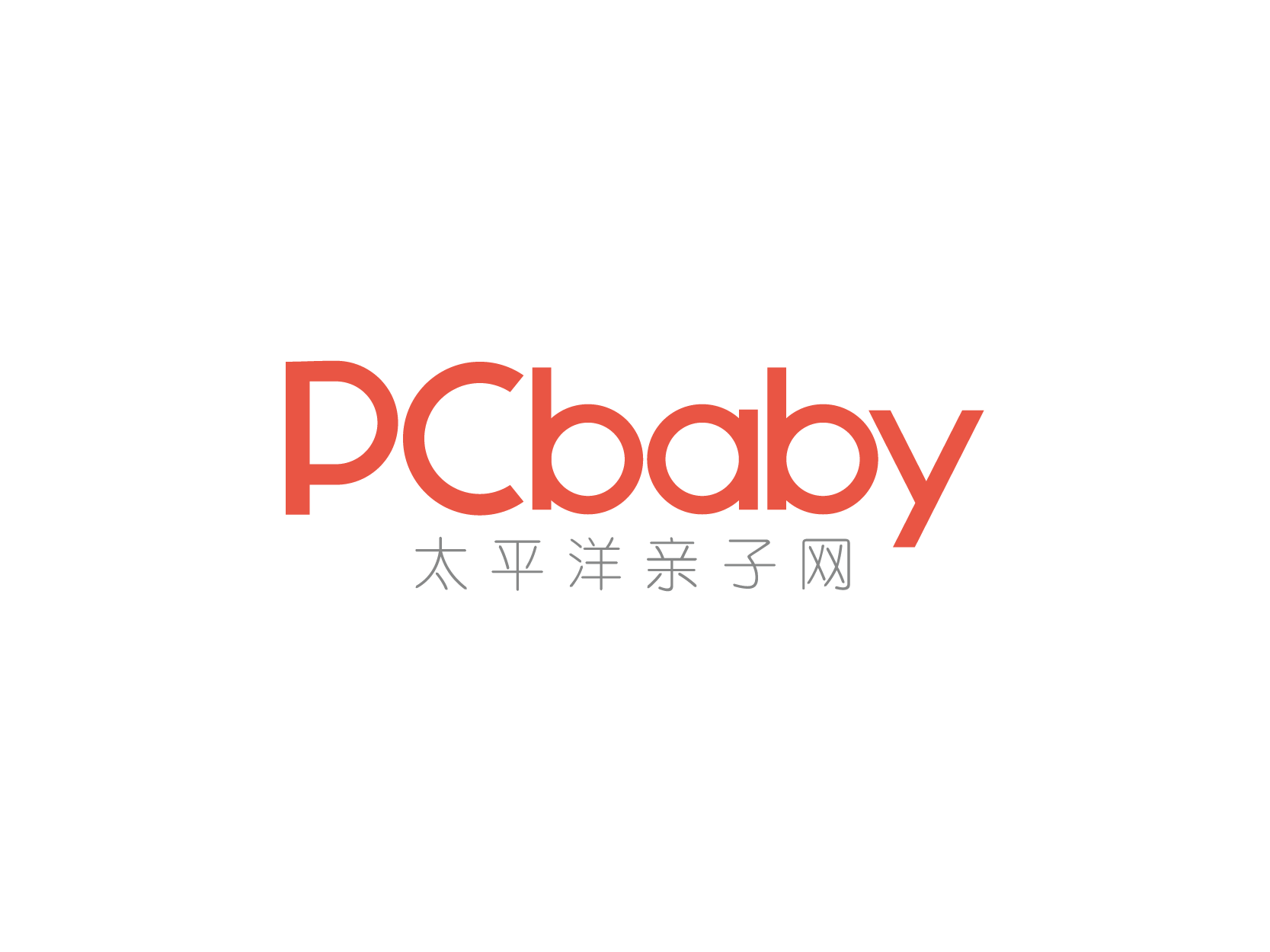 太平洋亲子网PCbaby标志矢量图