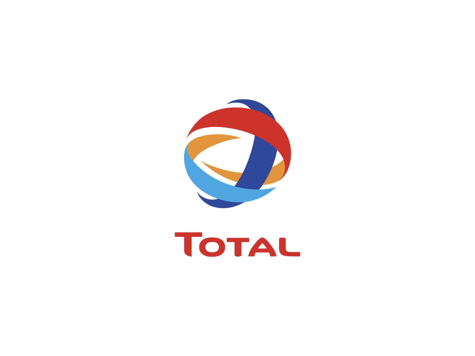TOTAL道达尔logo标志设计