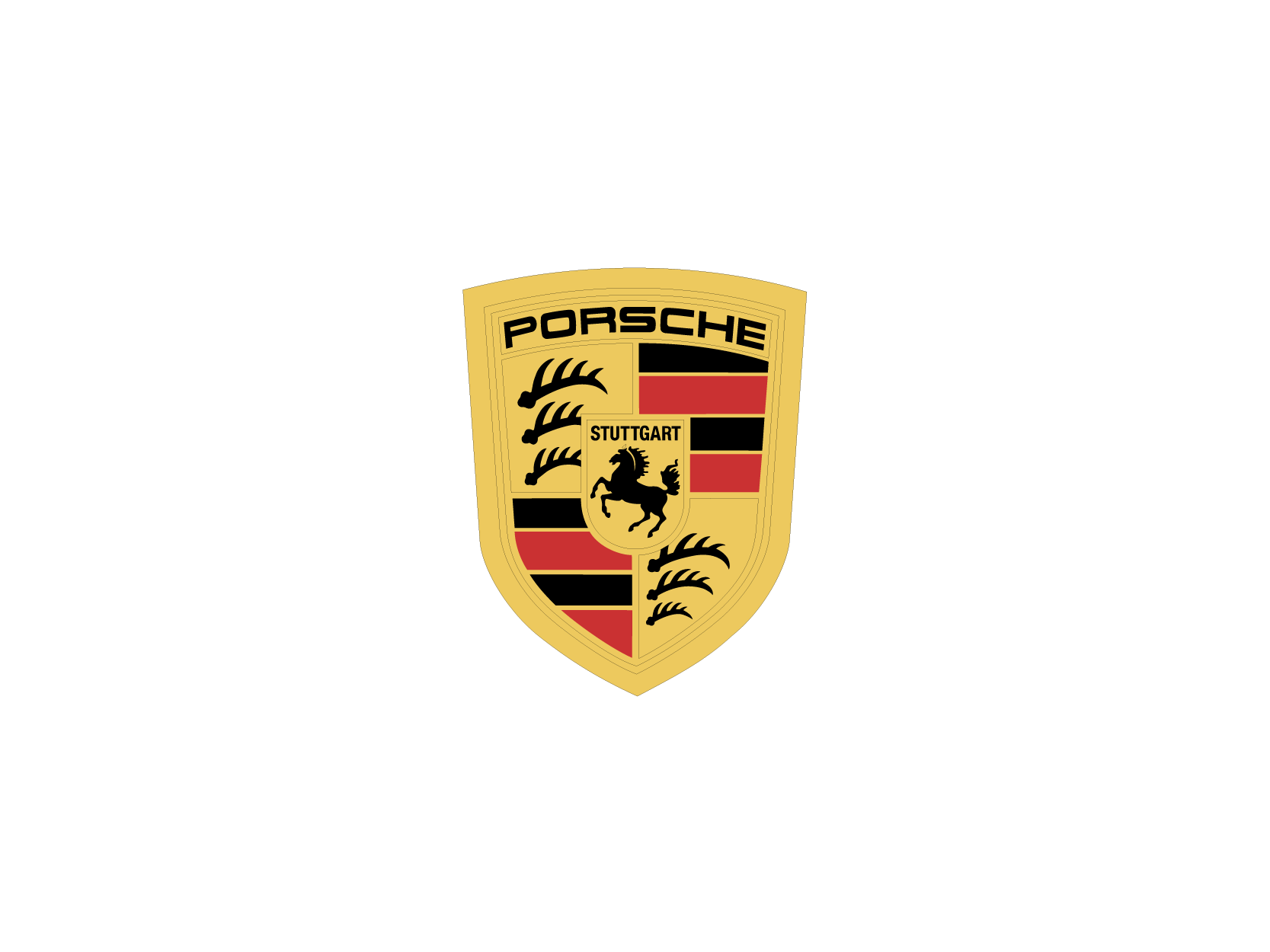 Porsche保时捷logo标志设计