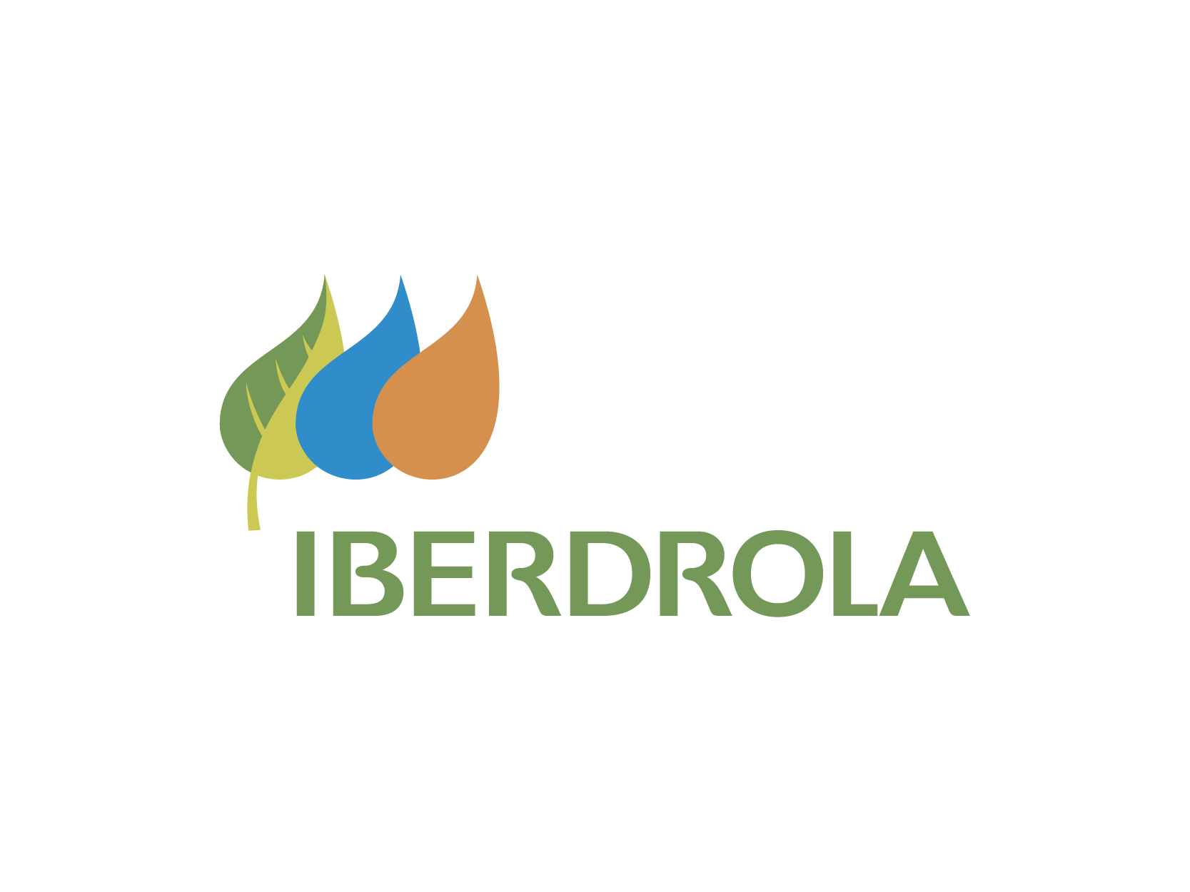 IBERDROLA伊维尔德罗拉logo标志设计