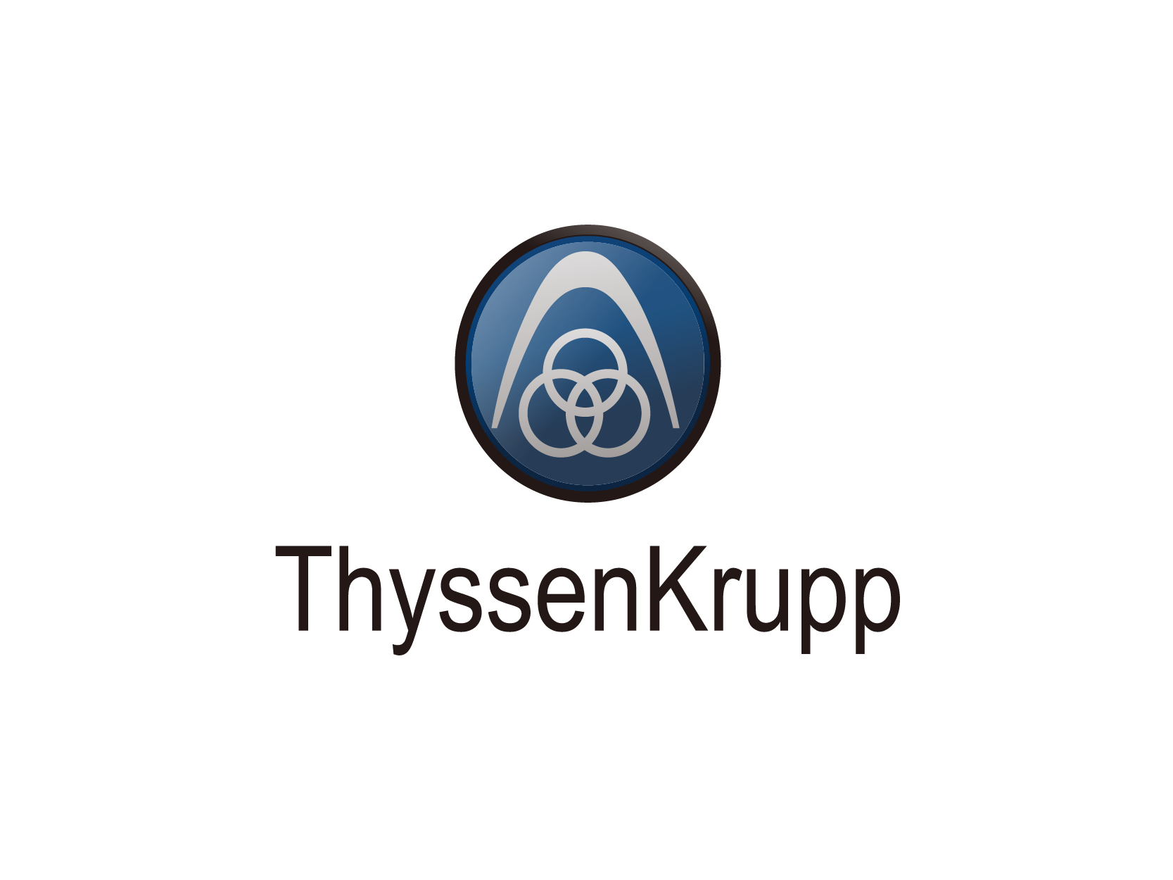 蒂森克虏伯标志logo设计