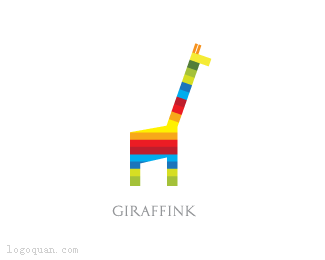 GIRAFFINK长颈鹿logo