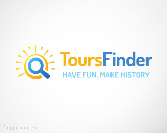 旅游搜索logo