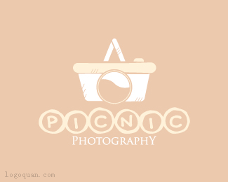 野餐摄影logo设计