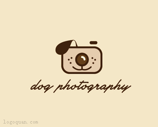 小狗摄影logo