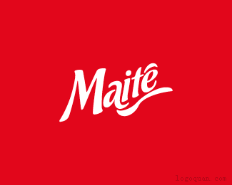 Maite字体logo