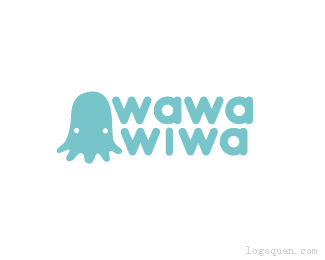 Wawawiwa卡通logo