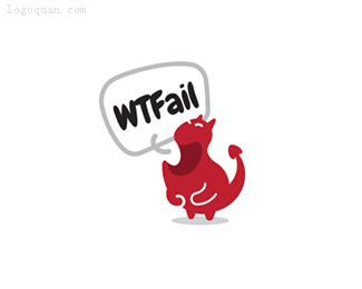 WTFail卡通logo