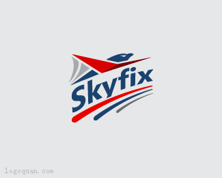 Skyfixlogo设计