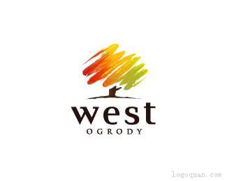 西方园林建筑公司logo
