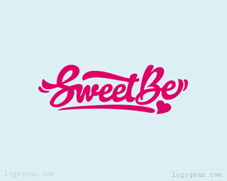 SweetBe标志logo设计