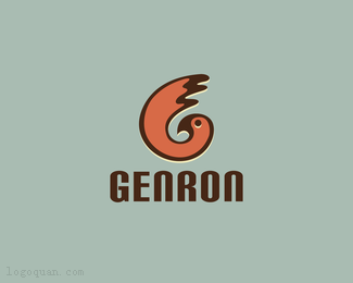 GENRONlogo设计