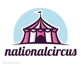 马戏团logo设计