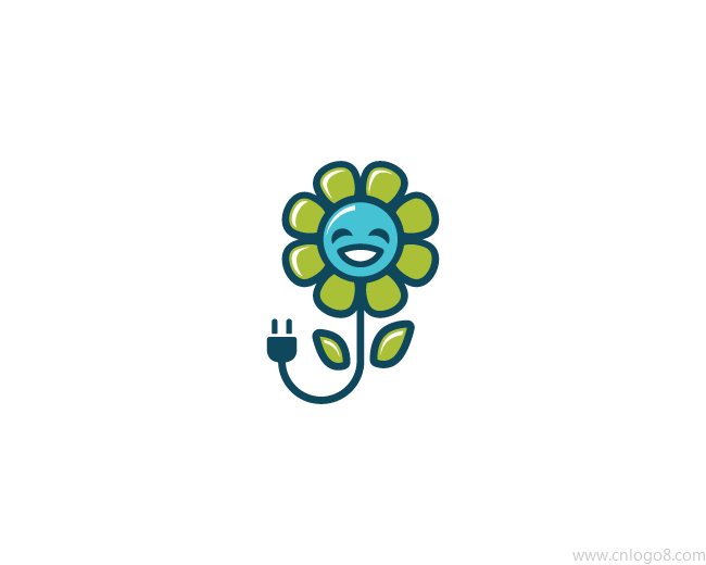 太阳花logo设计