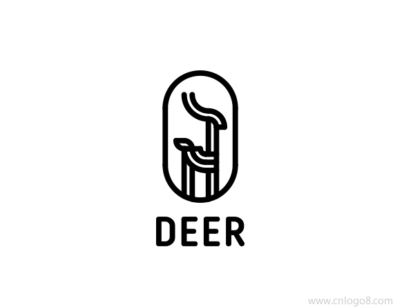 Deer鹿标志logo图标