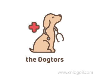 The Dogtors宠物医院标志