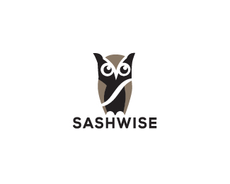 Sashwise猫头鹰LOGO