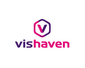 vishaven品牌logo设计
