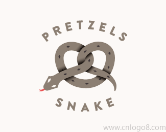 Pretzels蛇标志logo