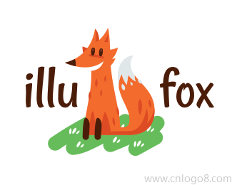 Illu Fox可爱的狐狸软件标志