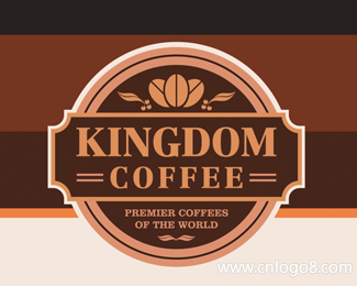 kingdom咖啡logo标志