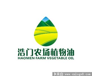 青海浩门农场植物油logo设计