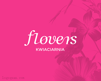 Flovers花店logo