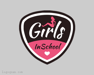 GirlsinSchoollogo设计