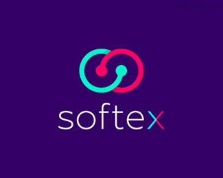 SOFTEXTlogo设计