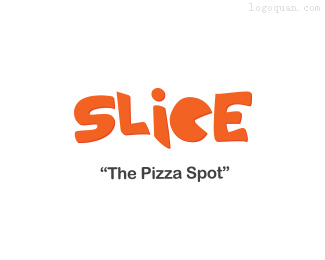 Slice字体logo
