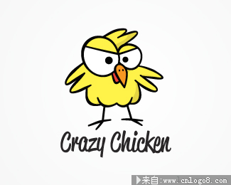 疯狂的小鸡标志logo