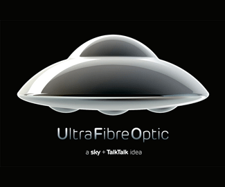 英国光纤宽带品牌Ultra Fibre Optic标识