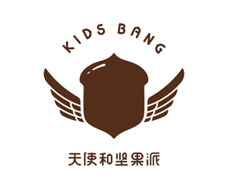 天使和坚果派LOGO