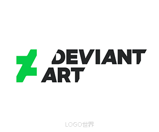 艺术家社区网站deviantART新LOGO