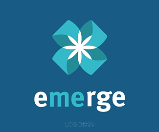 卫生和健康平台Emerge品牌logo